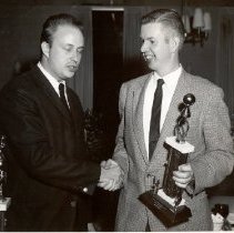 Jack Hughes (l) and Walter Boyce