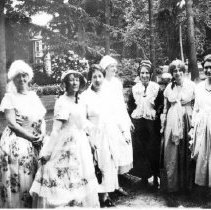 Benefit tea for Library 1957