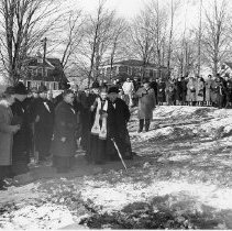 St Mary School ground breaking, 1955