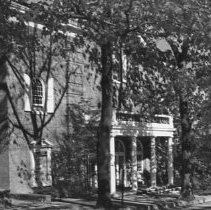 Ridgefield Playhouse in the fall