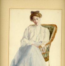 Watercolor Painting of Mary Linda Bradley