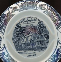 1958 Ridgefield Commemorative Plate