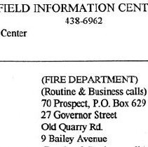 Ridgefield Information Center 1998-99