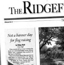 Not a Banner Day for Flag Raising