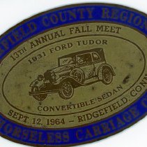 13th Annual Fall Meet Plaque