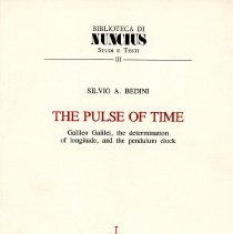 Cover of  "The Pulse of Time" by Silvio Bedini.