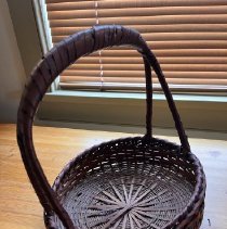 Antique woven 19th century basket.