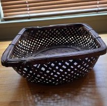 Antique woven 19th century basket.