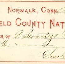 Fairfield County National Bank Check