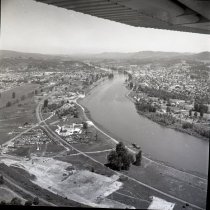 Tennant Way construction, looking north