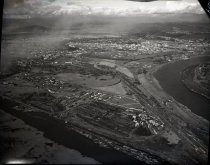 Tennant Way construction, looking northwest