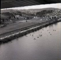 Smelt dipping along Westside Hwy. near Nevada Dr.