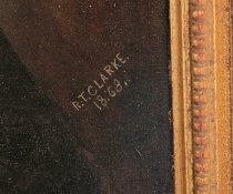 Signature "R.T. Clarke. 1868"