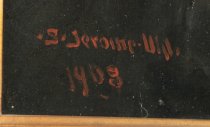 Signature "S. Jerome Uhl 1908"