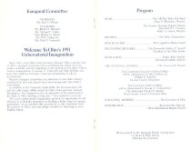 Program for inauguration