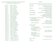 Member-elect roster and agenda