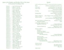 Member-elect roster and program agenda