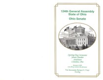 Front and back cover of program