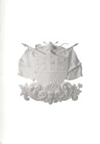 Part of the carved marble dais in the Ohio senate chamber