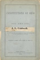 J.L.Caldwell's book of the Ohio Constitutions.
