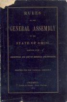 1871 Rules of the Ohio General Assembly