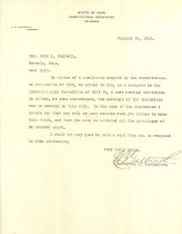 Invitation to John L. Caldwell, 1912