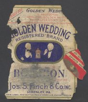 Whiskey bottle label