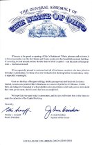 Program welcome letter