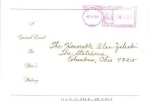 Front of envelope