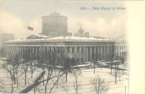 Ohio--State Capitol in Winter.