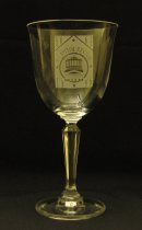 A Capitol Revival wine glass