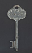 Room key from the Deshler Hotel