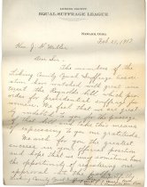 Front of letter