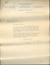 Front of letter