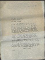 Front of letter