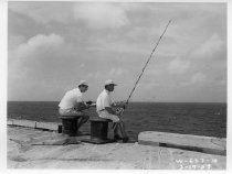Fishing at Eniwetok Proving Grounds