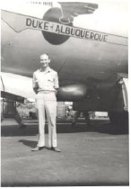 Joe R. Mitchell  with Duke of Albuquerque, B-29 Superfortress