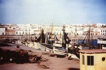 Fishing boats moored at Garrucha