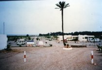 Impact area of #1 bomb, in 1996. Palomares, Spain