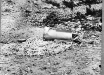 Remains of B-28 #2 after impact detonation of high explosive