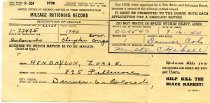 Mileage rationing record