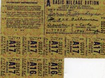 Gas ration A stamps