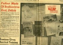 Fallout Made of Radioactive dust, Debris