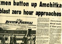 Workman Button up Amchitka as A-Blast Zero Hour Approaches