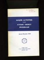 Major Activities in the Atomic Energy Programs January-December 1968