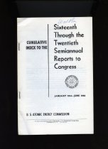 Sixteenth Through the Twentieth Semiannual Reports to Congress.