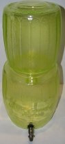 Vaseline Glass Carboy Radium Emanator Filter