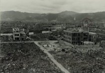 Damaged Bomb Dome, Hiroshima 1945