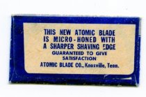 Atomic Razor Blades back