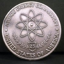 United States Atomic Energy Commission 25th Anniversary Medallion